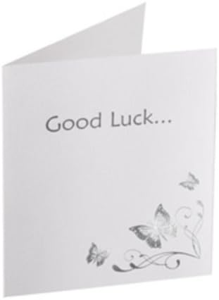 Silver Butterfly Lottery Ticket Holders (Set of 10) by Fabulous Favours