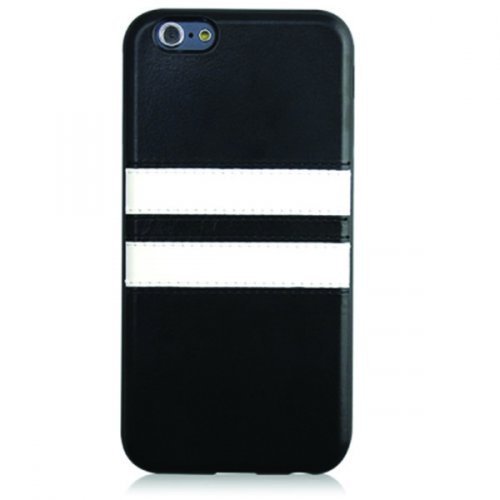 Preisvergleich Produktbild Schutzhülle iPhone 5 5S sich Sport Leder schwarz – Leder