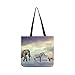 Price comparison product image Elephant Zebra Rhino Sky Walking On SHAOKAO SHAOKAO Canvas Tote Handbag Shoulder Bag Crossbody Bags Purses for Men and Women Shopping Tote