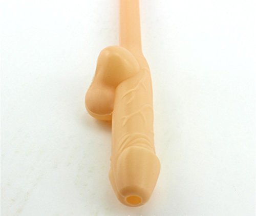 Demarkt Penis Cocktail Strohhalme Boys ‚Pack Penis Cocktail Straws für Den Junggesellenabschied und Spaßparty - 3