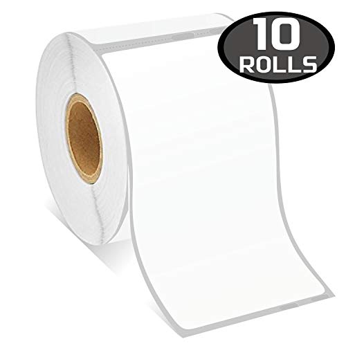 10 Rolls DYMO 99014 Compatible 54mm x 101mm Large Shipping Labels,Compatible with Dymo 450, 450 Turbo, 4XL and Many More