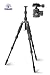 Produktbild Tiltall PRO TE-225 Aluminium Reisestativ 2go Set mit Kugelkopf BH-07. SCHWARZ