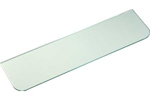IB STYLE IB-Style - Plaque en Verre | Clair et satiné | 11 demensions | epaisser 6 mm | 400x150x6 mm Clair - pour etagère en Verre Tablette Plancher