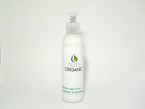 Nuts Organic – ORGANIC CLEANSER &amp; FACEWASH – KIND TO SKIN RANGE – VEGETARIAN &amp; VEGAN 150ml
