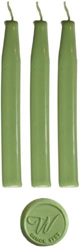 Pastel Green Traditional Sealing Wax by Waterstons 100mm long with wick x 3