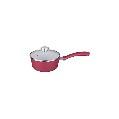 Aluguss Kochtopf 7.Tlg Set Topf Aluminum Keramik Antihaft INDUKTION IM-1007CR Aluminum Kochgeschirr- SET ROT - 4