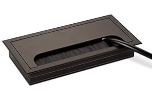 Entrée de câble SOTECH, entrée de câble carrée en aluminium anodisé noir