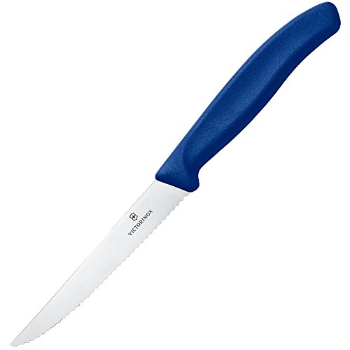 Victorinox Steak knife Swiss Classic pointed tip 20cm in blue, Stainless Steel, 30 x 5 x 5 cm