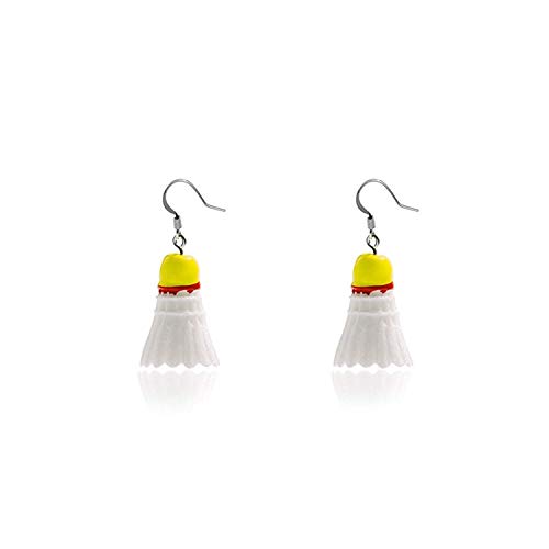 Preisvergleich Produktbild Katylen Badminton Sport Spaß Kreative Ohrringe Mode Temperament Persönlichkeit Multifunktions Ohrringe Frauen