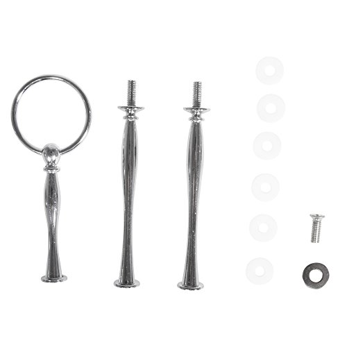 RAYHER 34237000 Metall Etageren Bausatz "Classic", 11 teilig, Metall, Silber, 19 x 8 x 1.6 cm