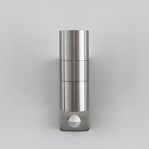 Außenleuchte Außenlampe Edelstahl Wandleuchte mit Bewegungsmelder 109E Eingangsleuchte Lampe - 4