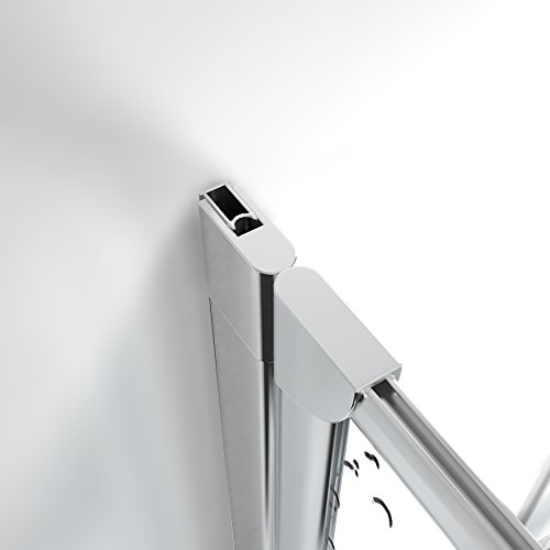 Schulte Duschabtrennung Badewanne Kunstglas alunatur 2×3 teilig 2 x 140×104 cm München, 1 Stück, 4056397001294 - 4