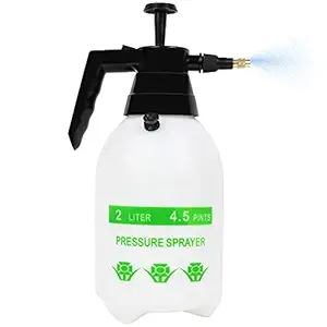 Greenco GRC4228 Lawn and Garden (0.5 Gallon) Pump Hand Held Pressurized Sprayer Bottle for L, Yellow