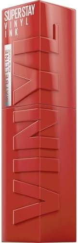 Maybelline New York Rossetto Liquido Super Stay Vinyl Ink Nude Shock, Effetto Vinilico e Labbra Brillanti Fino a 16H, Formula Vegana, 125 Keen, 4,2 ml