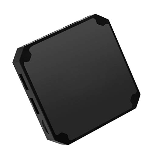 DONGBALA Set Top Boxes Smart TV Box Digital TV Receiver Android 7.1 3D/4K/HD Media Player WiFi 2.4G Wall Mounted (Black),2G+16G