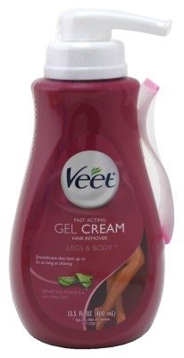 Veet Gel Cream Hair Remover 13.5oz Pump (Sensitive) (3 Pack)