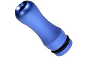 Armerah Baton 510 Drip Tip e-cig Mouthpiece Short/Aluminium/Solid Single in Blue
