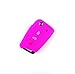 Produktbild VW GOLF 7 VII SILIKON SCHLÜSSELETUI SCHLÜSSEL SCHUTZ HÜLLE ETUI COVER TASCHE /// 12 FARBEN ZUR AUSWAHL /// (Pink)