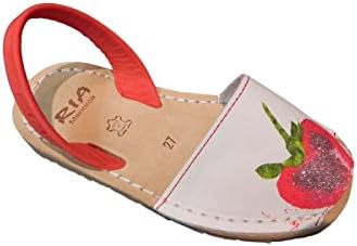 Ria Women's Fashion Sandals White Size: 9.5 Child UK