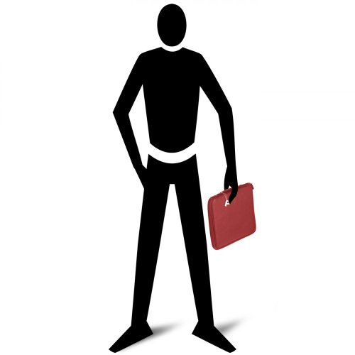 Picard 8113 Busy Schwarz - praktische Tasche f  r Laptop Notebook  13 Zoll   Rindsleder