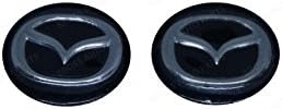 2 Pieces Car Key Logo Auto Emblems 14 mm for Mazda