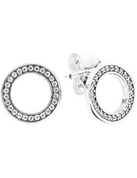 Pandora 290585CZ Ohrring, Sterling Silber, Einh