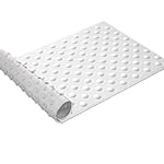Sabichi Ice White Suction Grip Rubber Bath Mat 70cm x 40cm