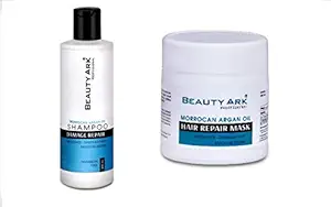MORROCAN ARGAN OIL DAMAGE REPAIR SHAMPOO 200ML + MORROCAN ARGAN OIL DAMAGE REPAIR MASK MASK 100GM