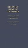 Gesenius' Hebrew Grammar