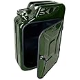 ASOC Metal Jerry Can Drinks Cabinet - Mini Bar - Spirits Mixers Glasses Bottles GREEN