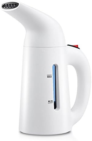 Euhubb Travel Garment Steamers for Clothes, 180ml Fast-Heat Portable Garment Steamer Travel Steamer Handheld Fabric Steamer Perfect for Home and Travel, Travel Pouch and Heat-resistant Glove Included