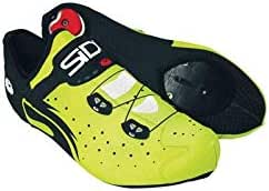 SIDI Copriscarpe Bici Wire (N - Nero-Giallo Fluo) : Auto e Moto