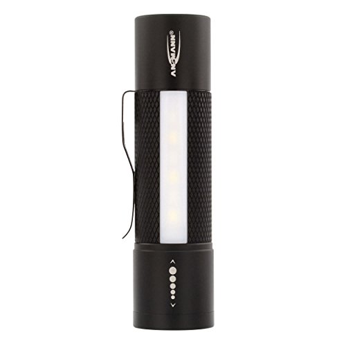 ANSMANN Future Multi-Funktions LED-Taschenlampe fokussierbar + Arbeitslicht + Signal-Blinklicht + Haltemagnet inkl. Gürtelclip & 3x AAA Alkaline Batterie - 11