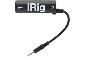 CABLEPELADO Adaptador iRig de Guitarra para Móviles y Smartphones, Compatible Con Apple, Cable de 13 cm