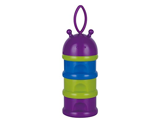 Tofern BPA free Cute Cartoon Hexapod Shell Portable Baby Infant Feeding Milk Powder &Food Bottle Container 3 Cells Grid Box - Deep Color