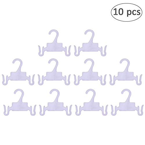 Preisvergleich Produktbild Xuanyang Haken, Kunststoffhaken Flip-Flops Kunststoffhaken Displayhaken für Einkaufszentrum-Schuhe - Packung mit 10