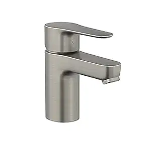 KOHLER July Comfort-Height Basin Mixer, Single Control Lav Faucet, Without Drain (Vibrant Brushed Finish)