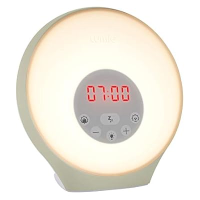 Lumie Sunrise Alarm - Sunrise Wake-up Alarm, Sunset Sleep Feature, Sounds & Mood Lighting