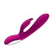 Produktbild Hase G-Spot Vibrator Handmassagegerät 10 Geschwindigkeit leise Dual Motor USB wiederaufladbar intelligente Heizung Realista Dildo Sexspielzeug für Frauen und Paare Spielen, Netz