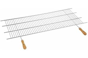 GOOD4YOU Parrilla Barbacoa con Mango Madera 100 X 50 CM