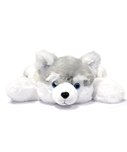 Kinder-Wärmflasche Husky Emma mit Kuschel-Bezug 0,5 L sehr flauschig - 3