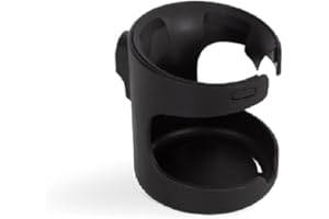 Silver Cross | Dune/Reef Cup Holder | Pram Cup Holder | Pram Accessories | Drinks Holder | Black