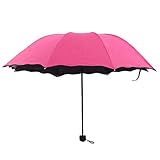 Material del panel: Revestimiento negro, Tipo: Paraguas, Material: Pongis, Tipo: Paraguas lluvia Para mujeres