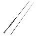 Entsport 2 pièces de coulée Rod Graphite Baitcasting Portable Pêche Rod Moyen...