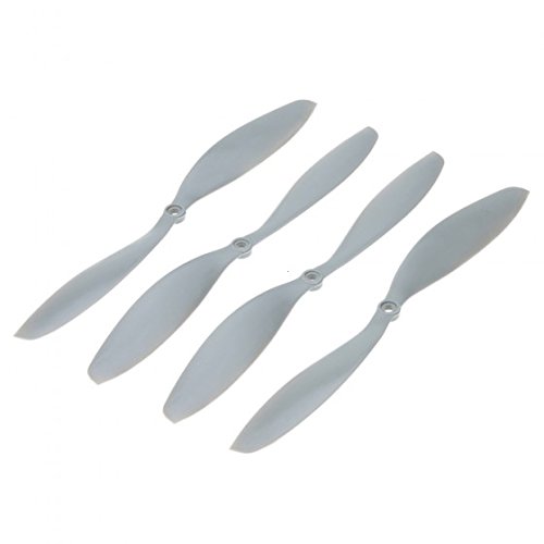 Kingzer 2 Pairs APC 1147 Airplane 2-Blade Propeller Props CW/CCW Grey for GEMFAN DJI F450 500 F550 680 690 Quadcopter Multirotor