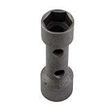 NiceButy Doppelkopf Zündkerzenstecker Steckschlüssel Reparatur-Werkzeug 19 mm 21 mm grau DIY Tools