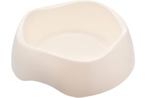 Beco Dog Bowl - Food and Water Bowl, Bamboo, Natural, Non-Slip (Medium, 21cm Diameter)