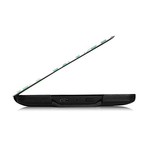 Fintie Kindle Paperwhite Hülle – Die dünnste und leichteste Smartshell Case Schutzhülle Tasche mit auto Sleep / Wake für den neuen Kindle Paperwhite 2016 (mit 300 ppi-Display, 6 Zoll, und integrierter Beleuchtung) und alle Modelle von 2012, 2013, 2014, 2015, Grüne Blätter - 6