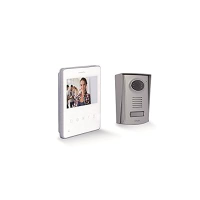 Chacon 34844 Videophone 2 fils 4,3" blanc Ultra Slim,