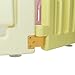 Baby Vivo playpen made of plastic with door